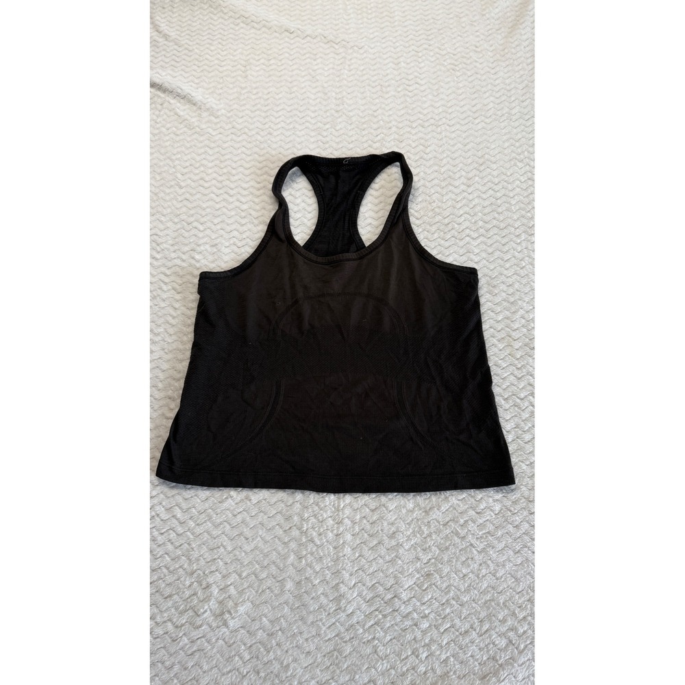 Lululemon Swiftly Tech Racerback Tank Top Black Size 6 Activewear 4368